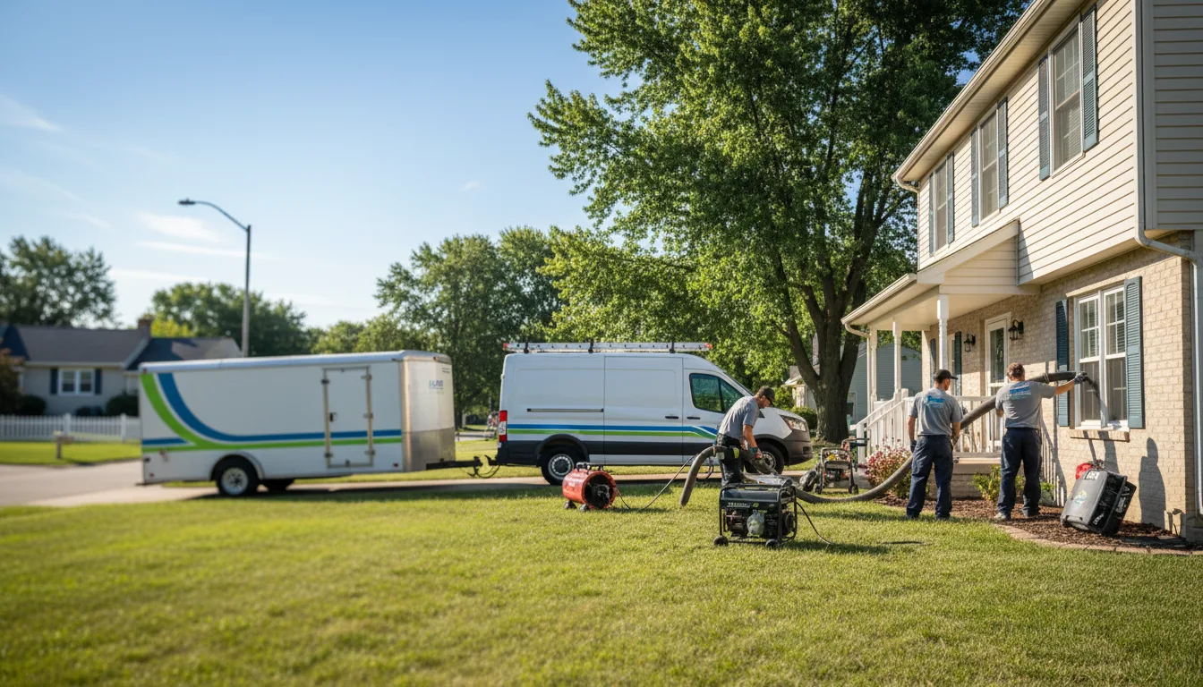 Flooded Basement Restoration And Cleanup With Repair in Swedesburg, IA near me